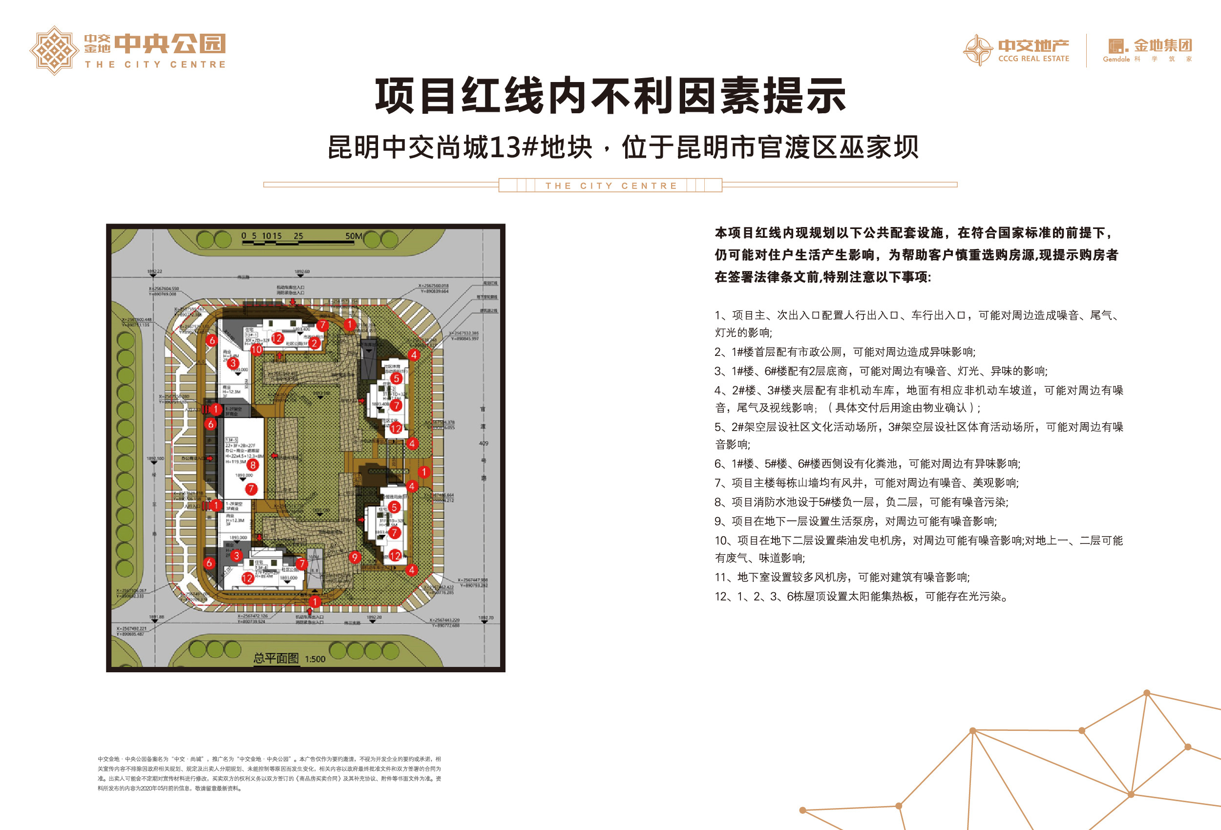 13号地块红内外不利因素提示
